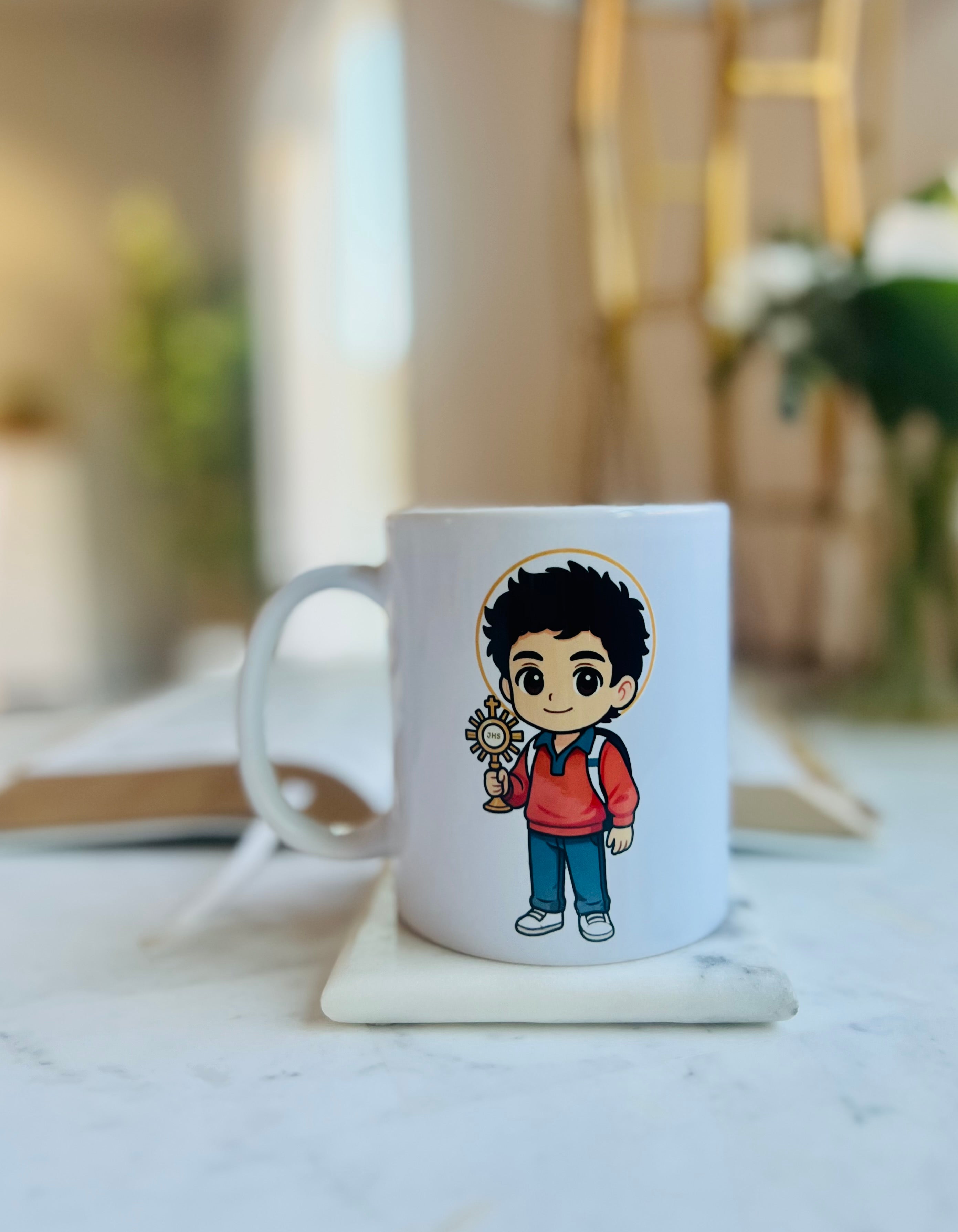 Saint Carlo Acutis mug