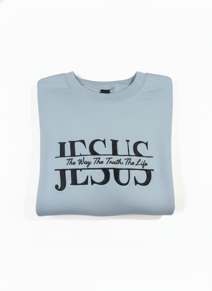 Sweater (size L) JESUS the way-the truth-the life
