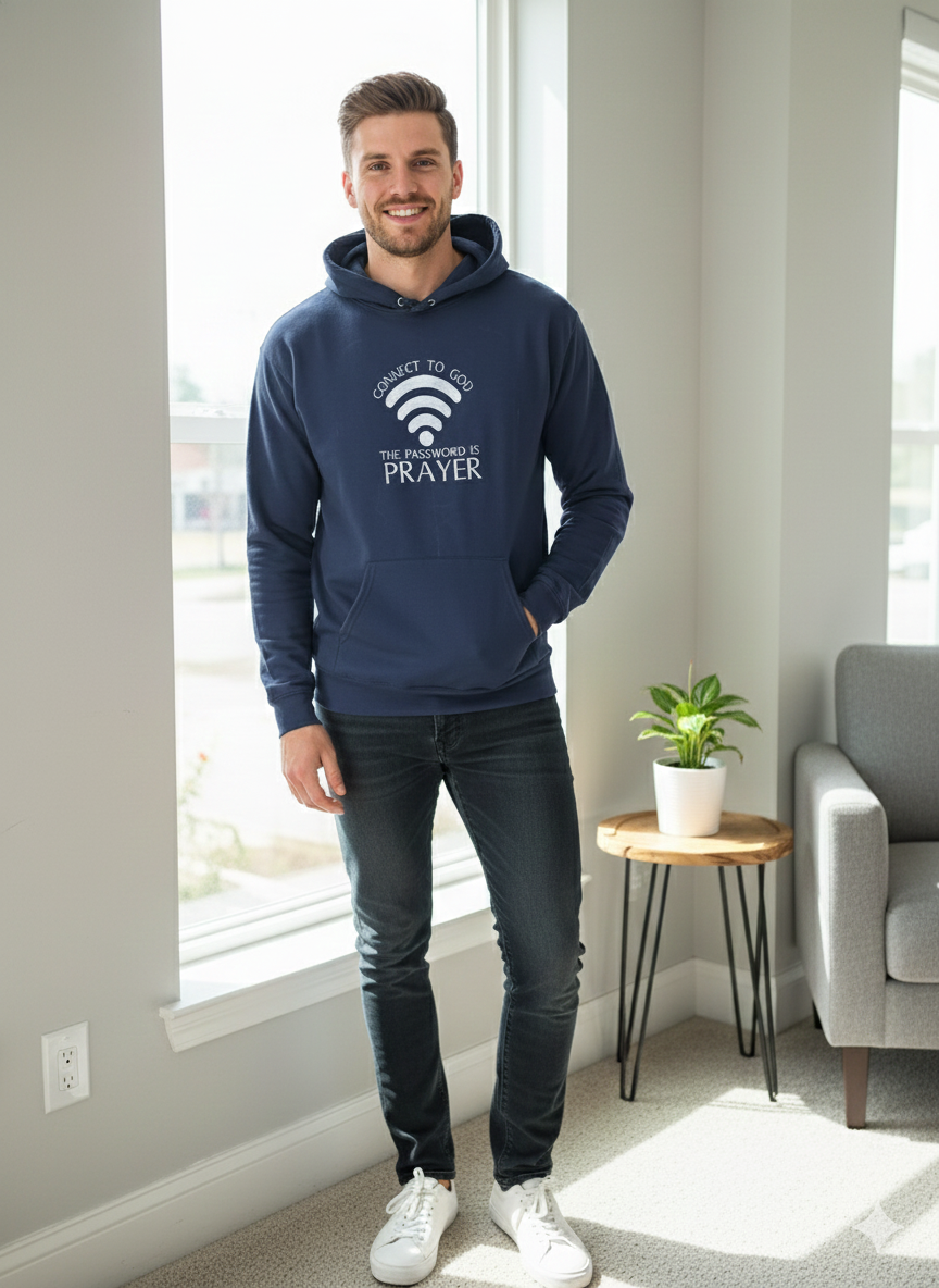 Hoodie (size L) Conect to GOD