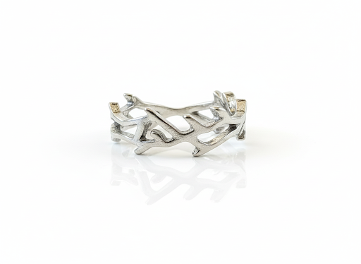 Ring Stainless Steel Silver (Crown of thorns)